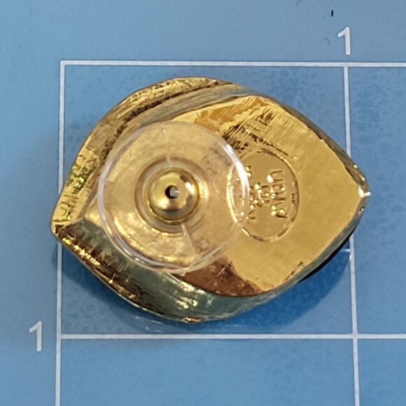 Kenneth J Lane Midnight Rose Black Clip-on Earrings KJL for Avon Clear Crystal - Picture 11 of 13